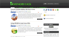 Desktop Screenshot of memorylack.com